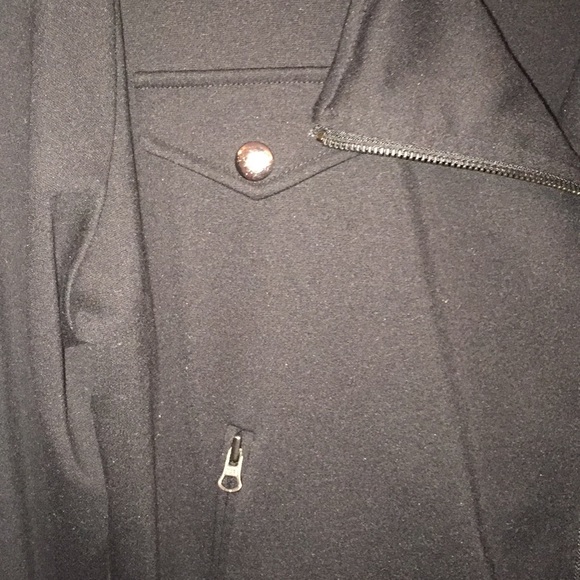 Alfani Black Zip Up Jacket - Picture 4 of 6